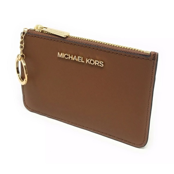 Michael Kors Jet Set Travel Small Leather Top Zip Coin Pouch With ID - Picture 3 of 16